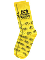 Twisted Soles Ray of Fucking Sunshine Adult Socks - Size Options 3-7