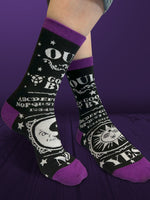 Twisted Soles Ouija Adult Socks Size UK 3-7