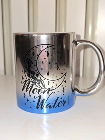 Moon Water Blue Mirror Mug