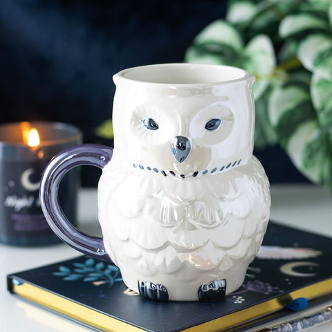 Owl Shaped Iridescent Mug I'm