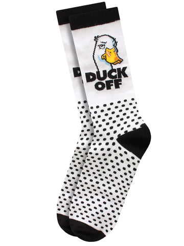 Twisted Soles Duck Off Adult Socks Size UK 8-12